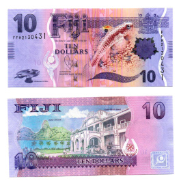 Фиджи 10 долларов 2012 год